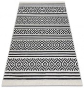 Koberec TWIN 22996 Geometrický čierny / krém