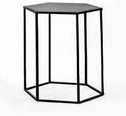 Tutumi Tutumi, Kávový - konferenčný stolík 46×46×55 cm SG1710-07, čierna, KRZ-16673