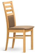 Stima Dubová jedálenská stolička BART Vyberte odtieň ->: Dub, Vyberte látku ->: BOSS marrone 5