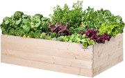ATMOWOOD Drevený vyvýšený záhon 140 x 80 x 40 cm
