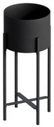Kovový stojan na kvety GED-026, Mono black