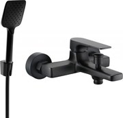 Mexen Lynx R62 vaňová batéria so sprchovacím setom, čierna - 74593R62-70