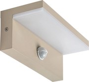 Rabalux 77220 - LED vonkajšie nástenné svietidlo so senzorom ZARAGOZA 9W/230V IP54 béžová
