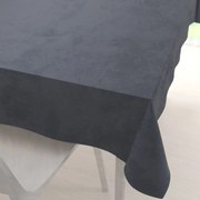 Biante Zamatový obdĺžnikový obrus Velvet Premium SVP-004 Antracitovo sivý 50x100 cm