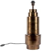 Art Deco stolná lampa bronzová bez tienidla - Bruut