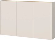 Krémová skrinka v dekore duba 138x87x25 cm Libbiano – Germania