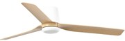 FARO 33829-Stropný ventilátor PUNT TUB M hnedá/biela pr.130 cm + diaľkové ovládanie