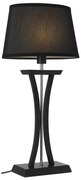 Cottex B2429SV - Stolná lampa NEW CHELSEA 1xE14/40W/230V čierna