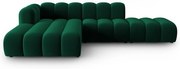 Tmavozelená rohová pohovka (ľavý roh) Lupine – Micadoni Home