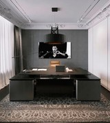 Najväčší mafiáni na plátne Scarface - Nahnevaný Tony Montana s cigarou v ruke 80x40 cm