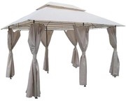 Záhradný pavilón 3x4x2,75 m béžová