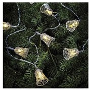 Markslöjd 703237 - LED Vianočná reťaz BELL 10xLED 2,1m