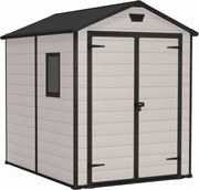 Záhradný domček Keter MANOR 6 x 8 DD béžový, s podlahou