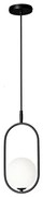 Luster na lanku CORDEL 1xG9/28W/230V čierna