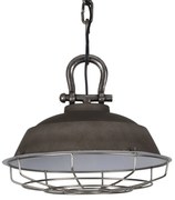 Cementové závesné kovové svetlo Milan - Ø 36*30 cm