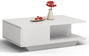 Konferenčný stolík DENVER lesklý-biely