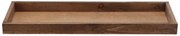 Prírodný hnedý drevený dekoračný podnos Uno - 42*14*3 cm
