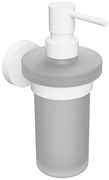 Sapho Sapho, X-ROUND WHITE dávkovač mydla, mliečne sklo, 230ml, biela, XR101W