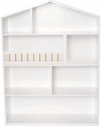 Polička domček pre bábiky biela