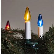 Rozširovacia LED vonkajšie reťaz FELICIA FILAMENT 20xE10 14m farebná/teplá b. IP44