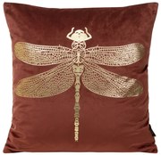 DEKORAČNÁ OBLIEČKA NA VANKÚŠ BLINK16 45X45 CM TEHLOVÁ