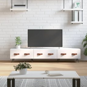 TV skrinka, biela 150x36x30 cm, kompozitné drevo 829124