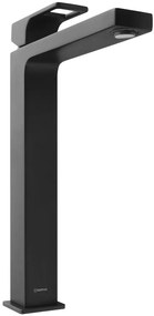 Sapho, FORATA stojánkova umývadlová batéria vysoká bez výpuste, predĺžená hubica, čierna matná, FT007/15