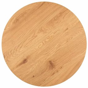 Jedálenský stôl Aster 100 cm, dub / čierna