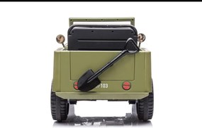 LEAN CARS JH-103 Olivovozelené auto na batérie 4x4