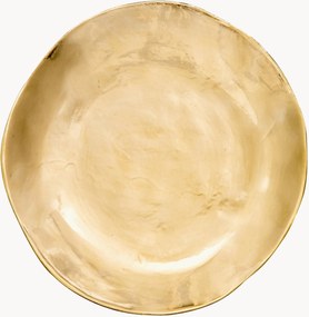 Ručne vyrobený porcelánový dezertný tanier Gold Irregular Edge