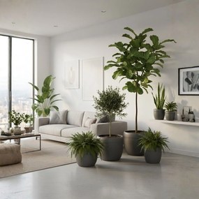 Květináč LUNA Classic 32,8 cm antracitový