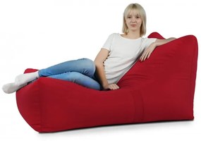 Leňoška LOUNGE ATENA plyš červená