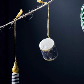 House Doctor Vianočná ozdoba Drum – set 3 ks