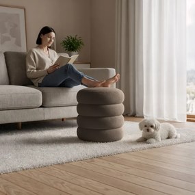 Taburetka SNUGGO hnedá