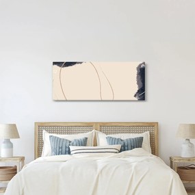 Obraz - Béžová abstrakcia (120x50 cm)