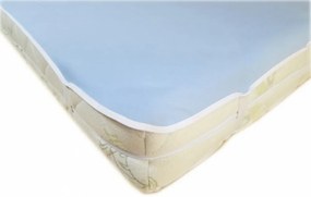 Nepremokavý chránič na matrac 100% bavlna modrý 180x200 cm