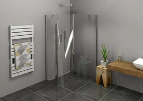 Polysan Polysan, Zoom Line štvorcová sprchová zástena 900x900mm, L/P varianta, ZL1390ZL3290