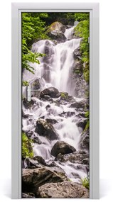 Fototapeta samolepiace na dvere vodopád v lese 85x205 cm