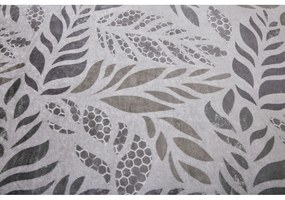 Sivé obliečky na jednolôžko z mikroplyšu 140x200 cm Judith – My House