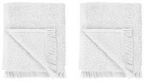 Biele bavlnené uteráky v súprave 2 ks 30x50 cm FRINO – Blomus