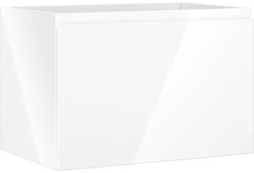 Mexen Orio, kúpeľňová skrinka 70 cm, 1 zásuvka, biela lesklá, 91A10-07047-1-BF00