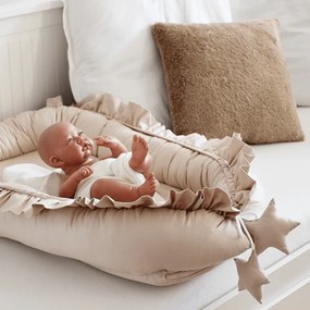 Boho vankúš čokoládový 40x40 cm