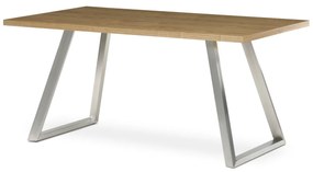 Jedálenský stôl Silver 160 x 90 cm, dub