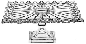 Crystal Bohemia Pierced podnos na tortu 320 mm