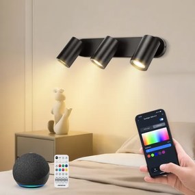 Aigostar - LED RGBW stmievateľné bodové svietidlo MESH 3xLED/4,9W/230V 2700-6500K biela+DO