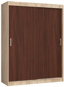 Šatní skříň CLP Mono 150 cm dub sonoma/wenge