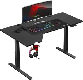 Elektrický výškovo nastaviteľný stôl Hero 9.1 čierny