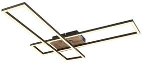 Globo 67208-30 - LED Stropné svietidlo DAKARI LED/30W/230V 3000K 60x80 cm čierna