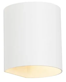 Inteligentná nástenná lampa biela vrátane Wifi G9 - Sabbio