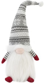 Tutumi Tutumi, vianočný trpaslík 47cm 22623, šedá-červená-biela, CHR-09911